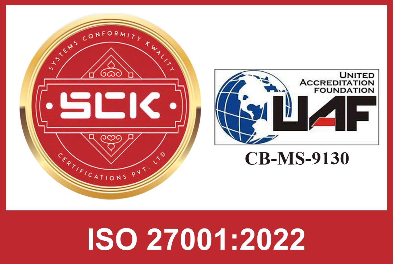 ISO 27001 Certificate